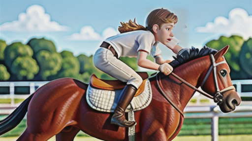 白旗を見逃すな！騎手の素早い判断