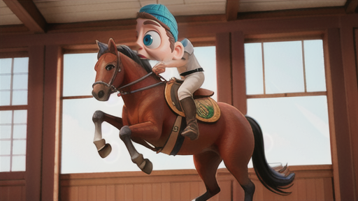 騎手との連携：鞍の装着