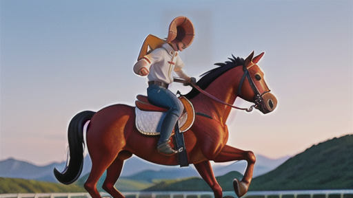 アオる馬の見分け方