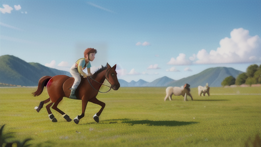 広大な牧場でのびのびと：育成の風景