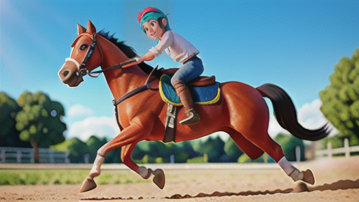 訓練馬と共に過ごす日々