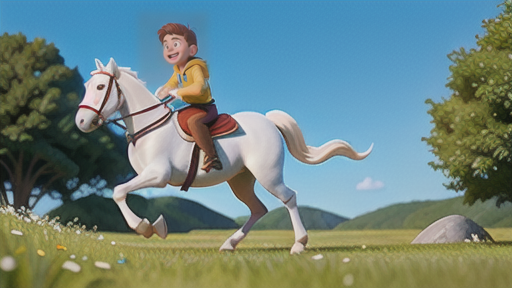 白毛馬ハクタイユウの登場