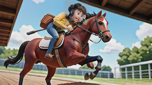 若駒育成における角馬場の活用法