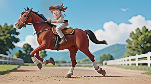 「手綱」の操作で変わる馬のスピード