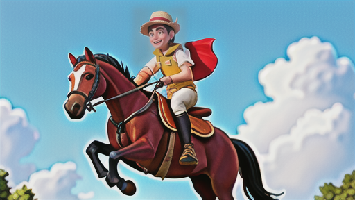 鐙の長さと騎手のバランス