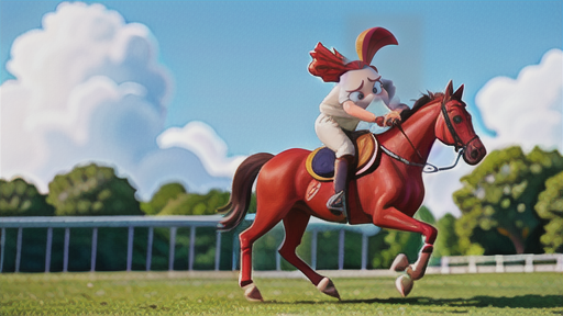 赤いリボンが目印！蹴癖馬への対策