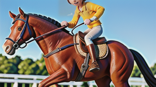 チークピースの使用例と有名馬